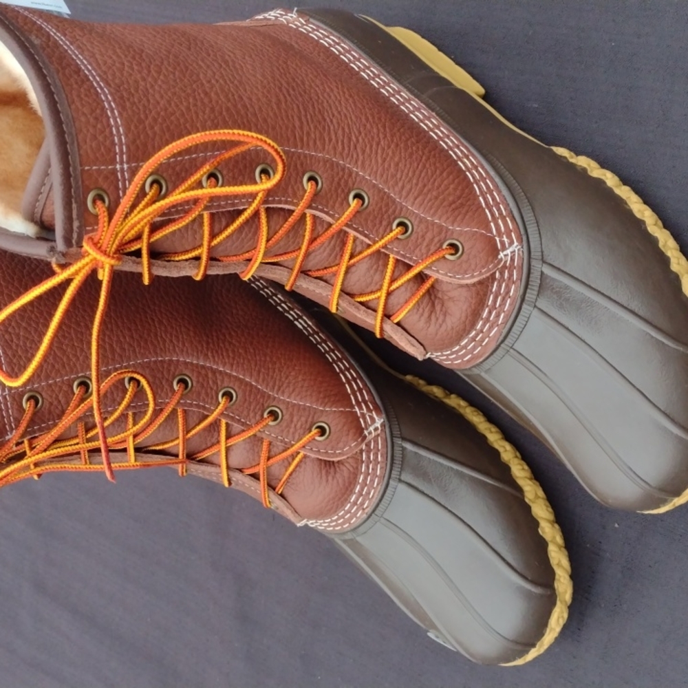 LL Bean Boots 10 inch Shearling Lined / Insulated / Winter Boots / Size 11